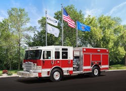 Pierce Manufacturing has sold nine Pierce Enforcer apparatus to Horry County Fire Rescue located in Conway, South Carolina. The purchase includes eight pumpers and one Pierce Ascendant aerial ladder. Pictured here is an Enforcer pumper similar to those that will be delivered in 2017.
