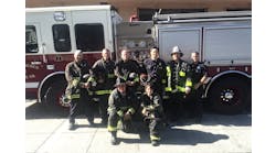 SFFD crewmembers from Engine 7, Truck 7 and Rescue Squad 2.