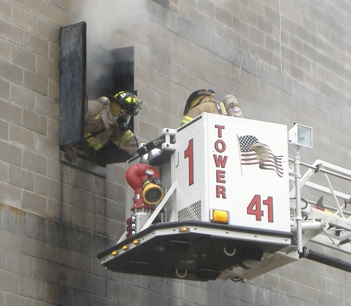 Tests show drinking water is tainted with a chemical in foam used by firefighters.