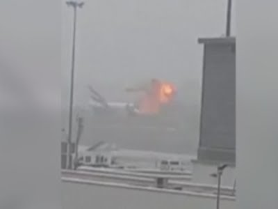 A firefighter was killed at the Dubai airliner fire.