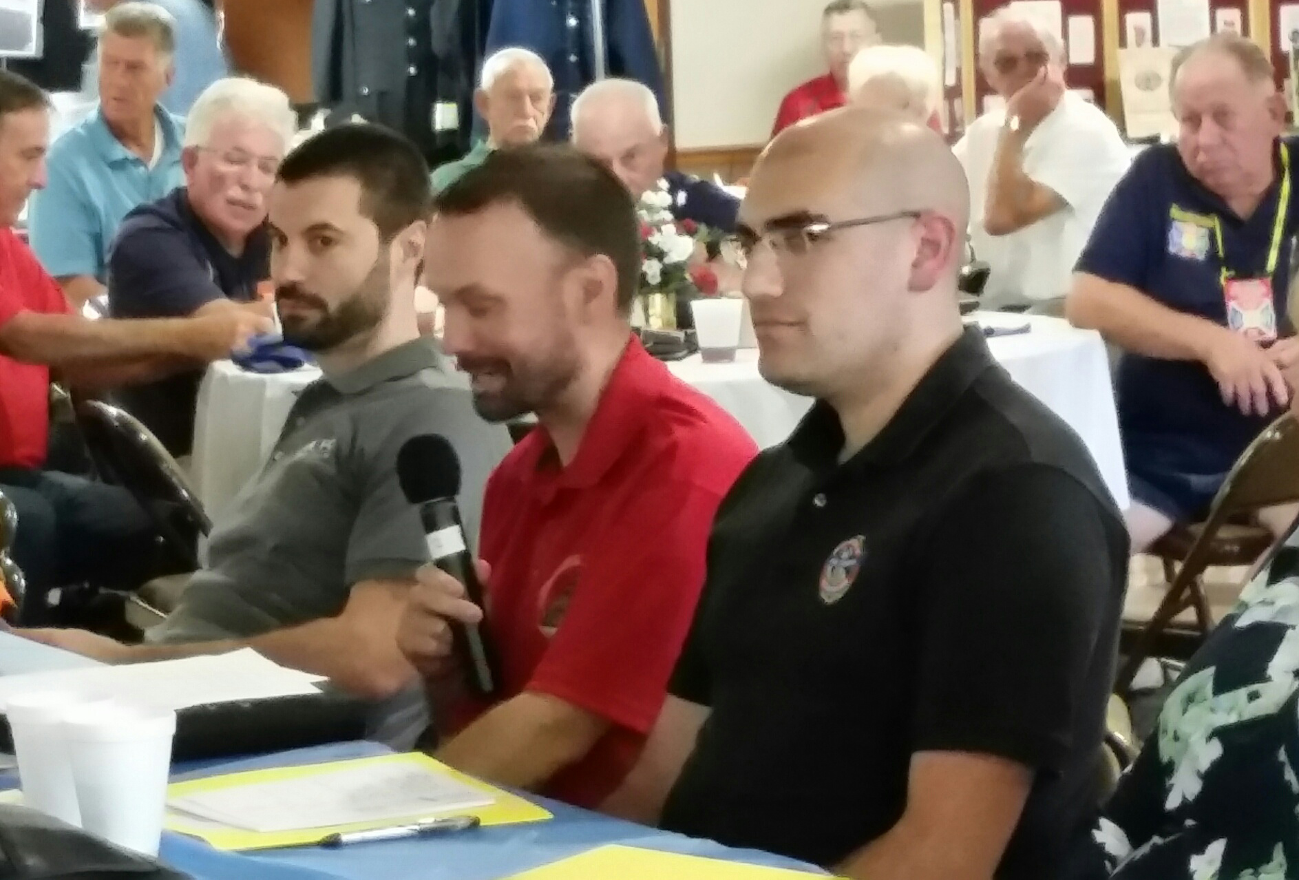 Speaking at the CVVFA conference are, from the left Dave Finger, NVFC; Sean Carroll, CFSI; and Ian Davis, IAFC.