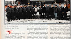 My father, John Matthews, pitched a story about two fire departments that shared a fire station in upstate New York. We visited the Bushnell&rsquo;s Basin/Egypt firehouse, interviewed the members and took some photos, and the article &ldquo;2 Fire Departments/1 Station&rdquo; ran in the March 1996 issue.