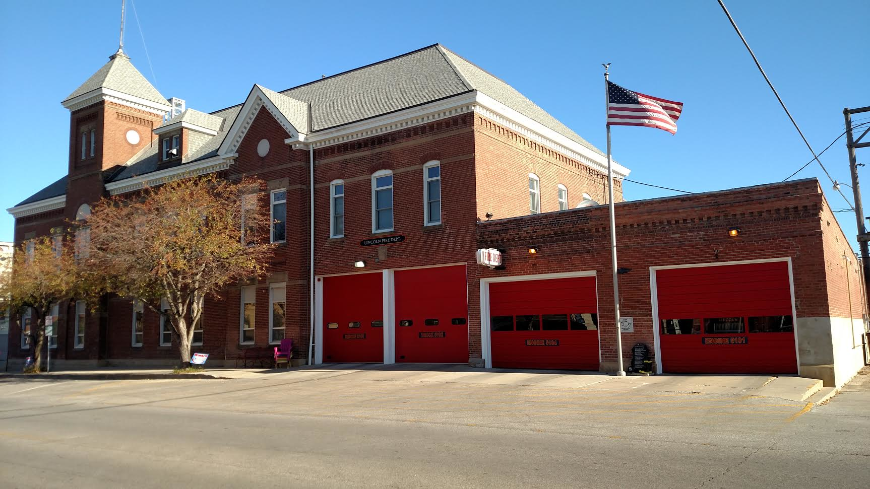 Lincoln, IL, Fire Department's newest station.