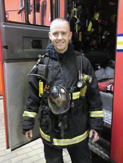 Greater Manchester firefighter Stephen Hunt, who died in a 2013 fire.