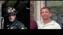 Wilmington Fire Lt. Christopher Leach (left) and Firefighter Jerry Fickes.