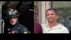 Wilmington Fire Lt. Christopher Leach (left) and Firefighter Jerry Fickes.