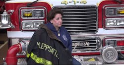Roseanne Kleppsattel was returning from her husband's funeral when her crew stopped to help accident victims. Roseanne Kleppsattel was returning from her husband's funeral when her crew stopped to help accident victims.