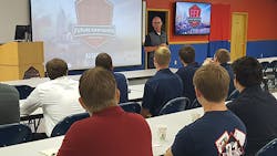 Firehouse Editor-in-Chief Tim Sendelbach welcomes Firehouse Ambassadors to Nashville and encourages them to take full advantage of all the opportunities to learn, including participating in the Future Firefighter Experience, presented by Fire Alumni.