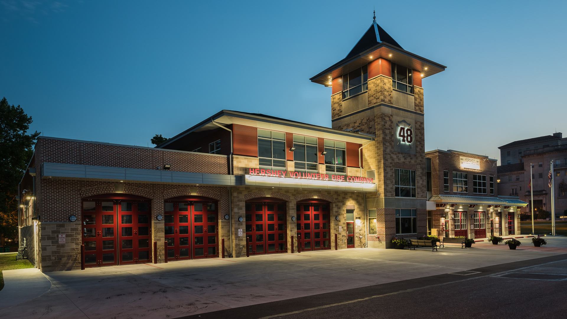In Quarters Hershey, PA, Volunteer Fire Company Firehouse