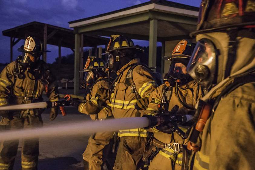 Photos TN Recruits Conduct Fire Training Firehouse