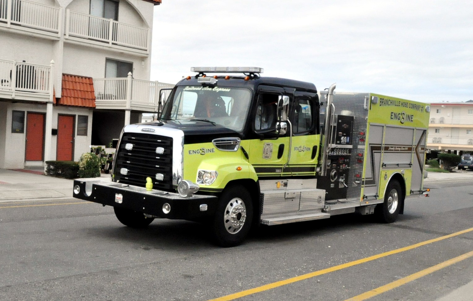 Branchburg, NJ, Takes Delivery of Custom Pumper Built by Rosenbauer Firehouse