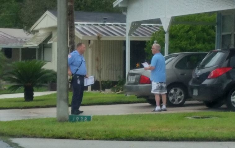 Orange County Fire Rescue crews visited 3,500 mobile homes to make sure residents were aware of the mandatory evacuation.