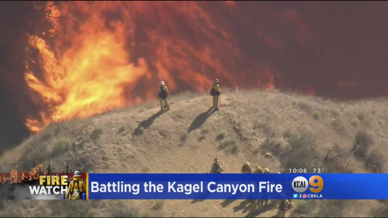 Kagel Canyon Fire Contained to 64 Acres Firefighter News Firehouse