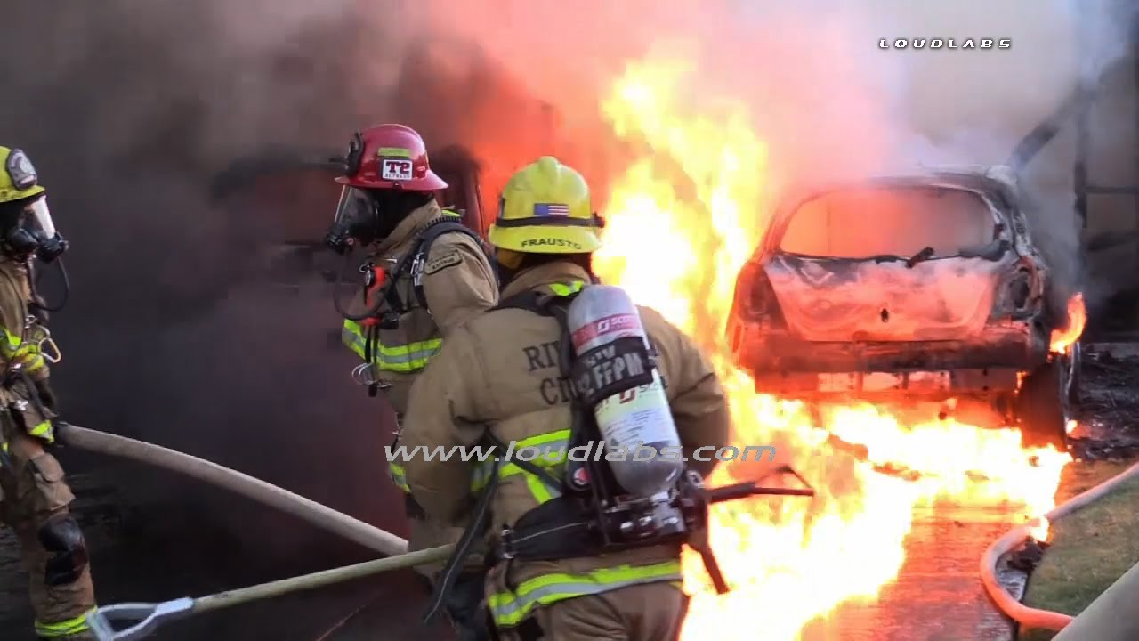 Riverside Firefighters Rescue Victim from House Fire - Firefighter News ...