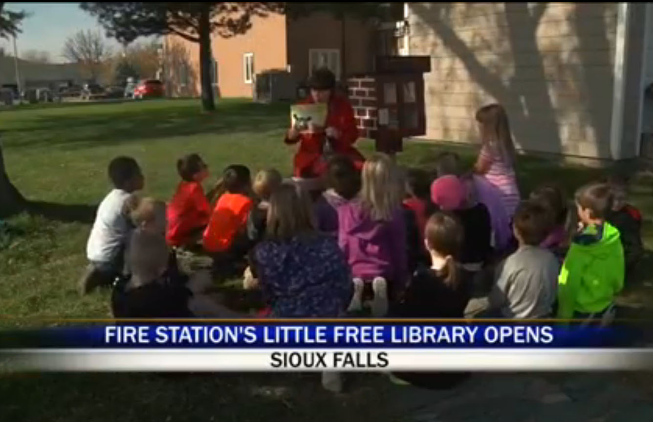 Sioux Falls, SD, Fire Station Opens 'Little Free Library' | Firehouse