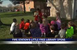 Library Fire Company Sioux Falls, SD, Fire Station Opens 'Little Free Library' | Firehouse