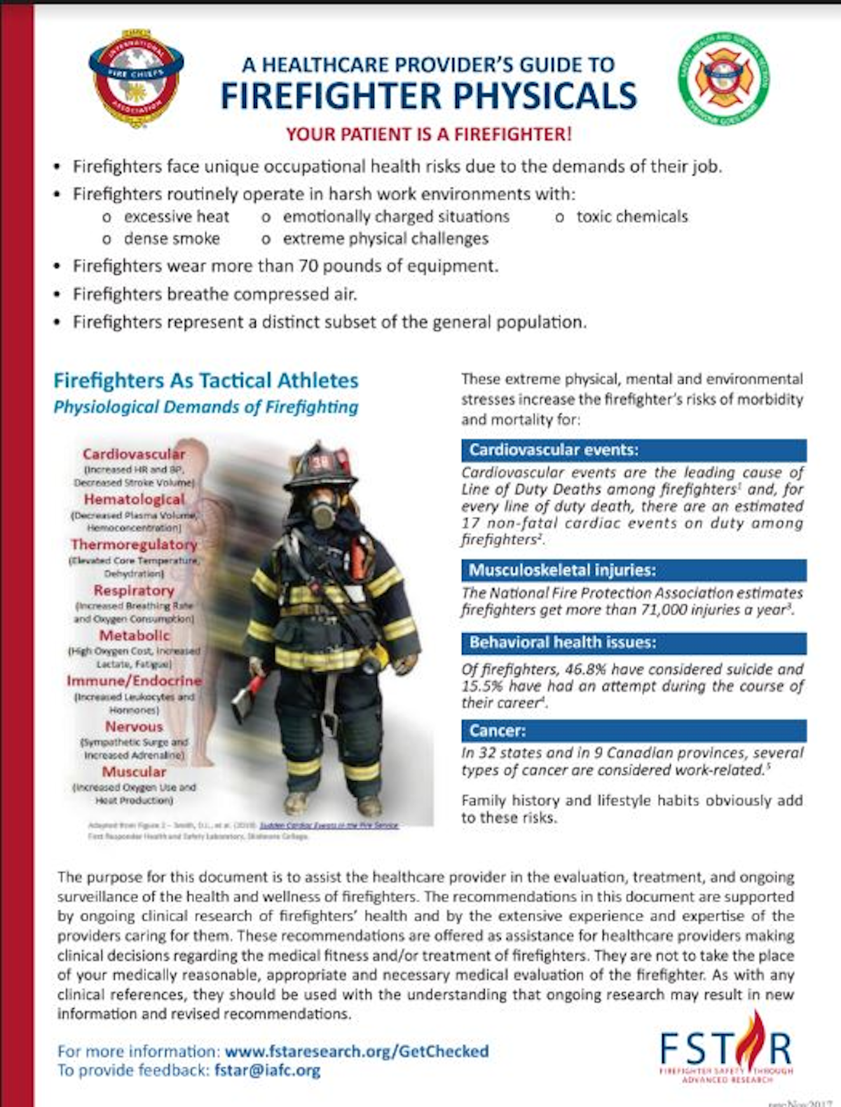 IAFC Releases Guide for Firefighter Physicals - Firefighter News ...