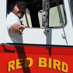 Firefighter Rodney Collett. Firefighter Rodney Collett.