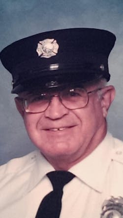 Merle L. Nell, former chief of the Volunteer Fire Company of Vernon.