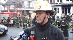 Trenton Deputy Chief Robert Tharp talks with the media during a 2015 fire. Trenton Deputy Chief Robert Tharp talks with the media during a 2015 fire.