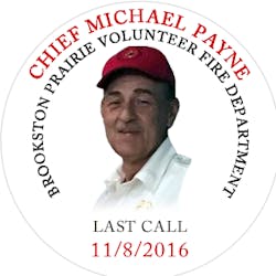 Brookston Prairie Township, IN, Fire Department Chief Michael Payne Brookston Prairie Township, IN, Fire Department Chief Michael Payne