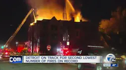 Overnight Fire Keep Detroit Crews Busy