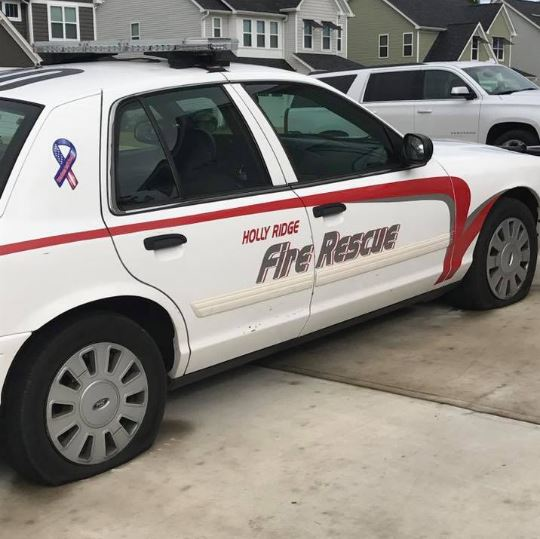 Police Arrest Man for Slashing Tires on Holly Ridge Fire Medical