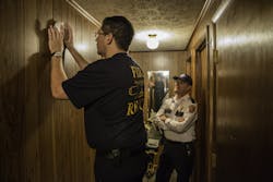 Firefighters have a responsibility to keep people safe and taking a few minutes to look for any safety hazards on calls can save a life in the future. Firefighters have a responsibility to keep people safe and taking a few minutes to look for any safety hazards on calls can save a life in the future.