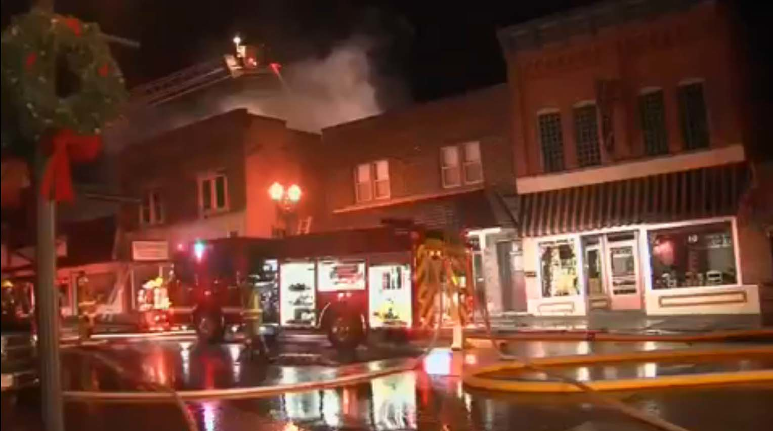 Downtown Fire in Clintonville, WI, Damages Business, Home Firehouse