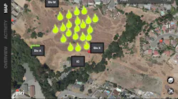 Figure 1: Using a tablet worksheet to create divisions and groups that are both occupied and unoccupied can help manage an incident.