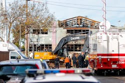 The scene at the 'Ghost Ship' warehouse on Tuesday, Dec. 6, 2016. The scene at the 'Ghost Ship' warehouse on Tuesday, Dec. 6, 2016.