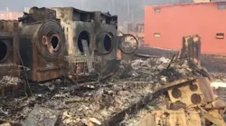Fires Still Burn as Rain Falls in TN