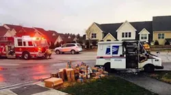 NC Postal Worker Saves Holiday Packages from Mail Truck Fire