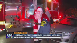 Firefighters Bring Christmas Cheer to FL Family