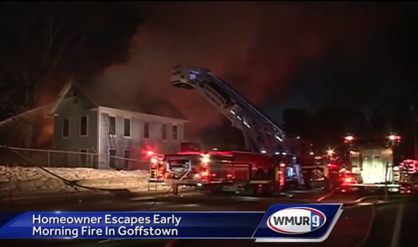Man Alerts NH Homeowner About EarlyMorning House Fire in Goffstown