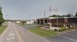 A firefighter was struck crossing the street to get to Paxtonia fire station to answer an emergency call.