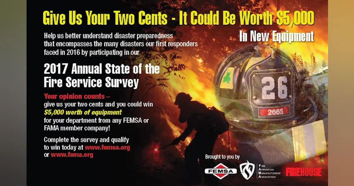 Fire Department Poll 2017 State of the Fire Service Survey on Disaster Preparedness | Firehouse