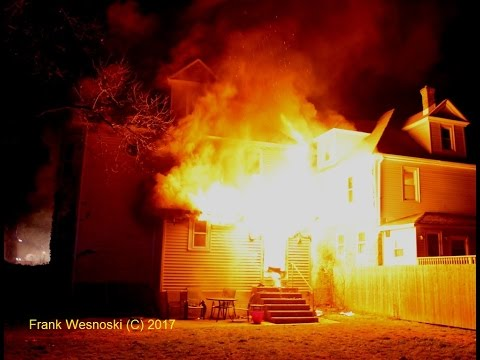 PA Firefighters Knock Down Heavy Fire