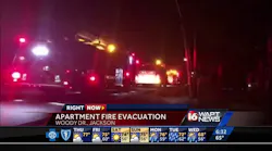 MS Apartment Fire Forces a Dozen to Evacuate