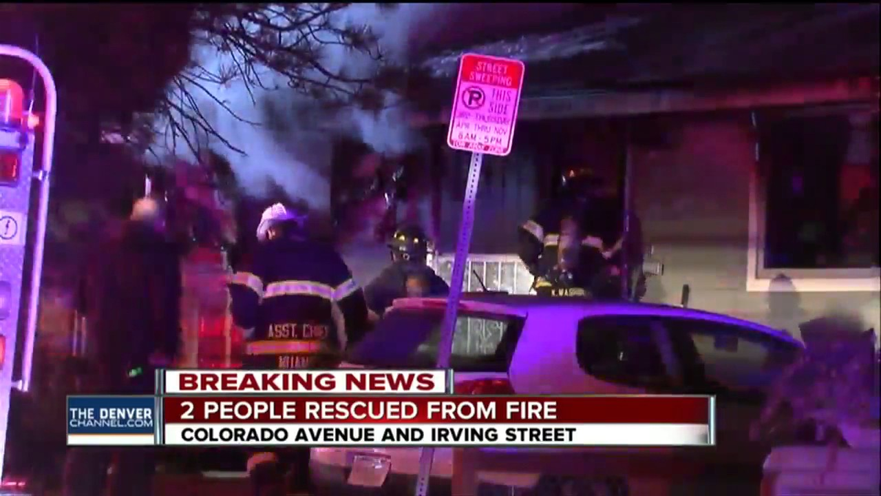 Denver, CO, Firefighters Rescue Two People from House Fire | Firehouse