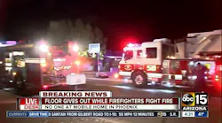 Floor Gives Out During Phoenix Fire, Firefighters Hurt