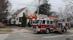 IL Firefighters Battle Fire in Vacant House