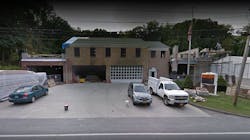 The Goldens Bridge fire station was gutted in a February 2014 fire. This image from Google Maps shows the station in September 2016 as contractors repair the station.