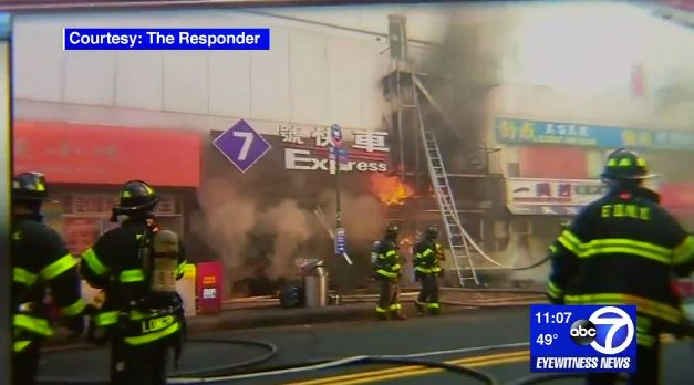 FDNY Firefighters Battle Four-alarm Fire at Queens Buildings ...