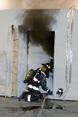 With a ventilation-limited structure fire, gaining access creates additional openings, which provides more oxygen, allowing the fire to grow. With a ventilation-limited structure fire, gaining access creates additional openings, which provides more oxygen, allowing the fire to grow.