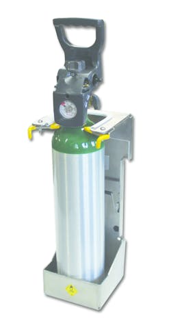 The QUIC-RELEASE Strapless “D” Bracket for All-in-One Regulators, Model QR-D-3 from Ziamatic Corp. The QUIC-RELEASE Strapless “D” Bracket for All-in-One Regulators, Model QR-D-3 from Ziamatic Corp.