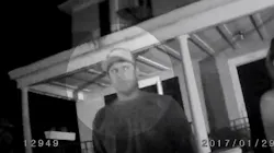 The Columbia Police Department shared this image after an arson fire claimed an 80-year-old man. The Columbia Police Department shared this image after an arson fire claimed an 80-year-old man.