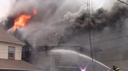 Two Firefighter Injured at NJ Fire