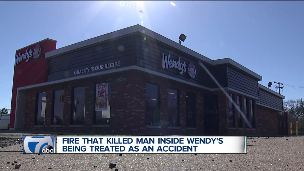 Man Dies in Accidental Fire in Detroit Wendy's