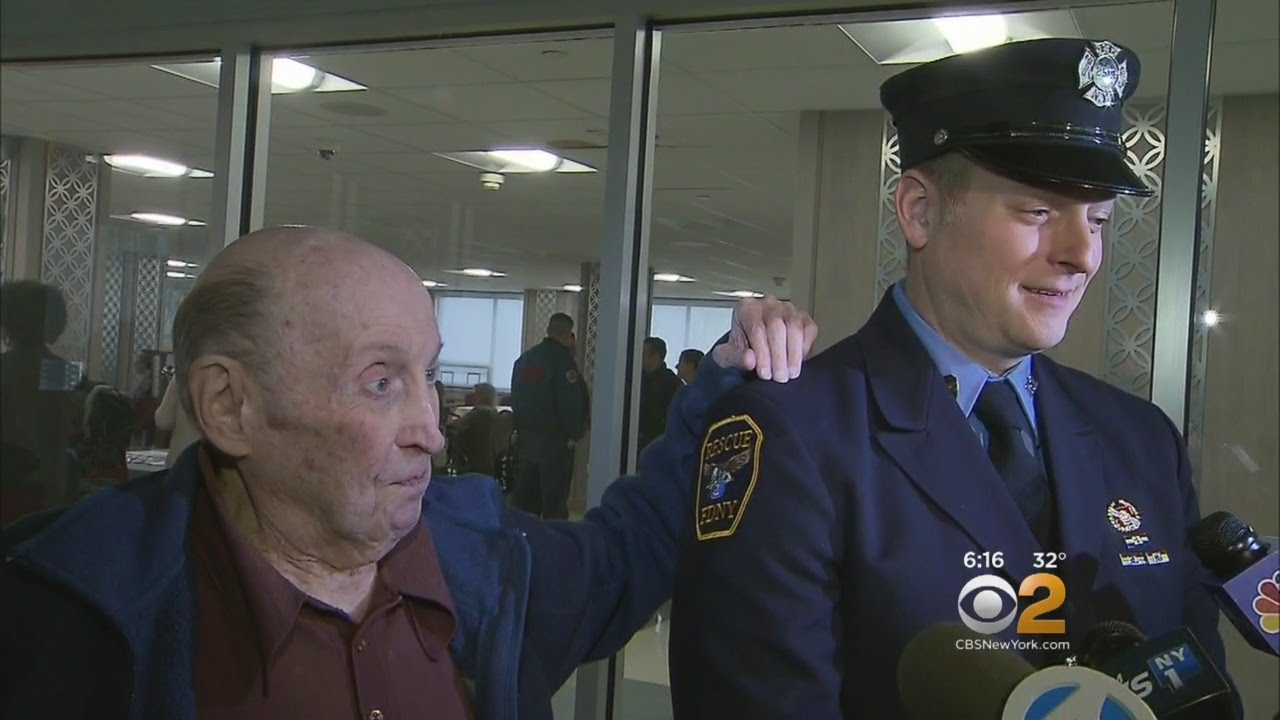 Man Saved in Dramatic FDNY Rope Rescue Meets FF